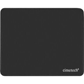 لوحة ماوس cimetech مع حافة مخيطة، مقاومة للماء، حصيرة ماوس ذات ملمس ممتاز، قاعدة ماوس مطاطية غير قابلة للانزلاق للكمبيوتر المحمول والكمبيوتر والكمبيوتر الشخصي، 10.6 × 8.3 بوصة (4 مم-أسود)