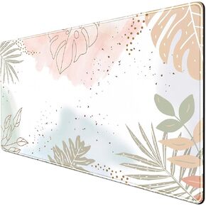 Cool Aesthetic Castle Mouse Pad Desk Pad Cute Cloudy and Starry Desk Mat, Office Desk Decor Anime Mousepad Laptop Keyboard and Mouse Mat, XXL Large Extended Gaming Deskmat for Girl 31.5x15.75 in