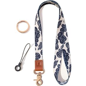 SENLLY Neck Lanyard Strap for Keys, Original Pattern Design ID Badge and Keychain Holder