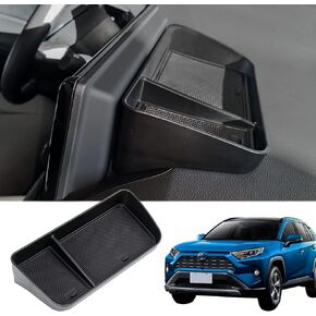 2PCS Center Console Organizer Tray and Armrest Storage Box Compatible with Toyota RAV4 2024 2023 2022 2021 2020 2019 Insert Secondary Storage box Accessories