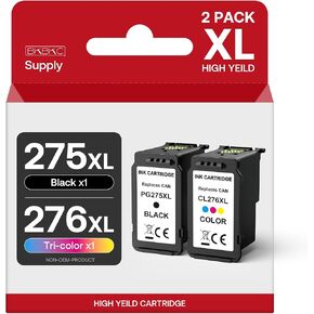 PG-275XL CL-276XL Ink Replacement for Canon 275 and 276 Ink Cartridges Remanufactured 275XL 276XL Ink Compatible with TS3500 TS3520 TS3522 TS3700 TS3720 TS3722 TR4700 TR4720 TR4722 TR4723 Printers in Kuwait