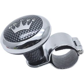 Car Steering Wheel Spinner Knob Power Handle, Crown Pattern