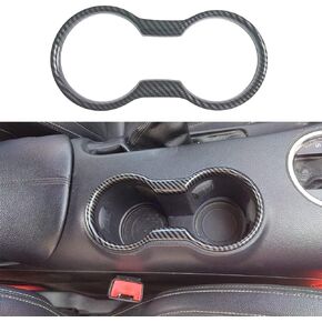 ABS Interior Steering Wheel Button Frame Cover Trim for Ford Mustang Accessories 2015 2016 2017 2018 2019 2020 2021 2022 (Carbon Style)