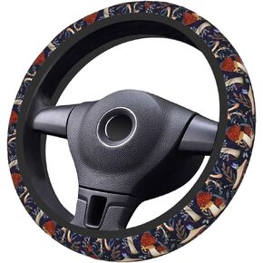 Butterflies Steering Wheel Cover Anti-Slip,Sweat Absorption Universal 15 inch Steering Wheel Covers Cute car Accessories for Men Women