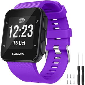حزام Watbro متوافق مع Garmin Forerunner 35، حزام بديل لساعة من السيليكون الناعم، لساعة Garmin Forerunner 35 الذكية، يناسب معصم 5.11-9.05 بوصة (130 مم - 230 مم) in Kuwait