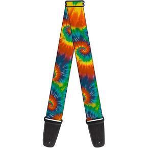 Buckle-Down Guitar Strap Tie Dye Swirl Multi Color 2 Inches Wide