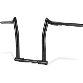 12 Inch Rise 1-1/4 Inch Meathook Ape Hangers Mercenary Road Glide Handlebars for 96-13 Road Glide/95-21 Road King/12-17 Dyna, 18-later Softail Models and Sportster XL 883 1200, Black