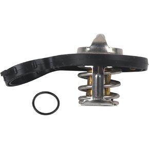 Coolant Thermostat Compatible with Chrysler 2005-2010 300, 2007-2010 Sebring, for Dodge 2008-2010 Avenger, 06-07 Charger, 2008 Magnum 2.7L
