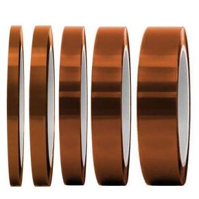 selizo High Temp Tape, 5 Pack Multi – Sized 1/8", 15/64", 15/64", 15/32", 5/64", Heat Resistance Up to 280℃ (536℉)