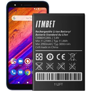C806045280L Battery,[3000mAh] Ultra High Capacity Replacement Battery for BLU Vivo X5 V0490UU/BLU G6 G0210UU/BLU V7 V0430UU Battery