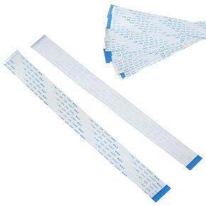 20PCS 0.5mm Pitch 40 Pin Flexible Flat Ribbon Cable for LCD TV Car Audio DVD Player Laptop (200mm Length)