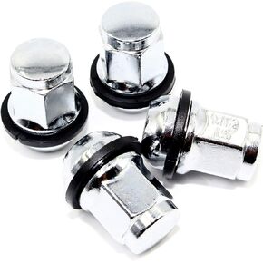 Set of 20 Veritek 12x1.5 Chrome Radius Ball Seat OEM Factory Washer Style Lug Nuts