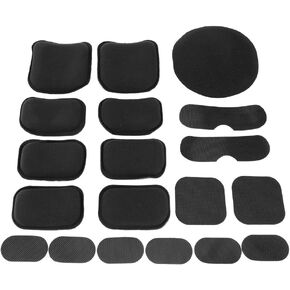 Alomejor Helmet Pads Helmet Replacement Pads Universal Foam Padding Kits Set Accessories with Non Toxic Memory for Fast Helmet