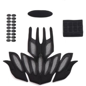 Helmet Inner Padding Net Foam Pads Kits Sealed Sponge Protective Lining Protection Liner Cushion Mat Set for Outdoor Sports Cycling Bike Motorcycle Bicycle Riding Accessories