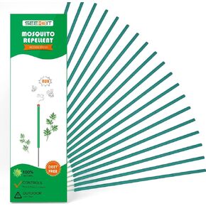 90 Pack Mosquito Incense Repellent Sticks, Mosquito Repellent for Outdoor, Citronella Incense Sticks Plant Based, Non Toxic DEET Free, Natural Bug Fly Repellent Sticks for Yard Patio Picnic
