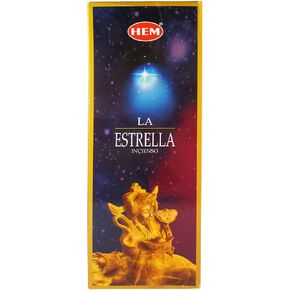 The Star - Box of Six 20 Stick Tubes - HEM Incense