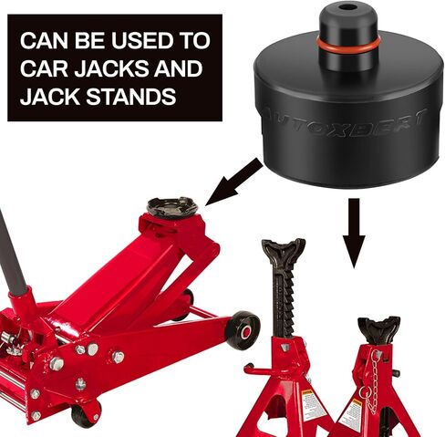 Dual-use Rubber Jack Pad Stand Adapter Pucks Fits Car Axle Jack Stands Floor Jack for Tesla Model 3 S X Y Rubber Battery Chassis Protection Lifting Support in Saudi Arabia