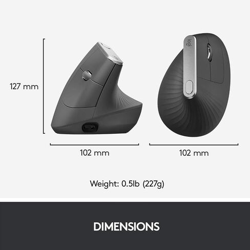 Logitech Mouse MX Vertical, 910-005448 in Saudi Arabia