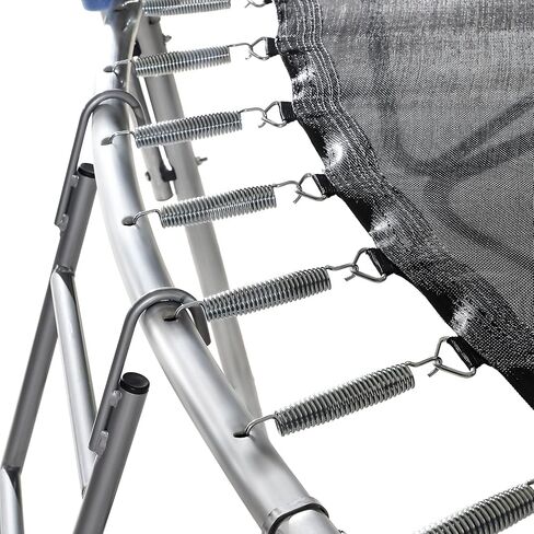 ترامبولين 12 14 16 قدم مع شبكة أمان، سجادة قفز شديدة التحمل وبطانة غطاء زنبركية للأطفال والكبار مع سلم، طوق كرة السلة/الزلاجة/الأراجيح in Kuwait