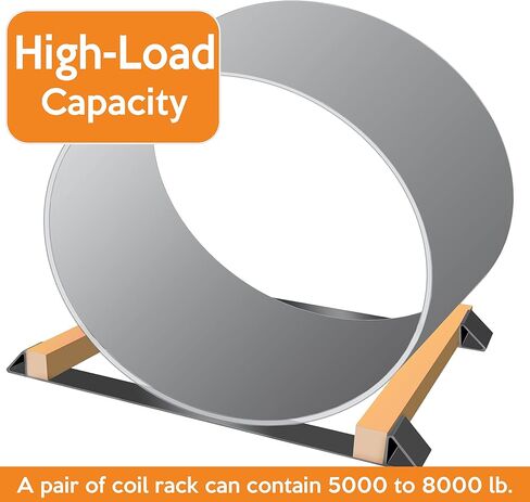 12 Gauge Steel Flatbed 33" Long (10 Pack) Coil Rack Trailer Steel coils. in Saudi Arabia