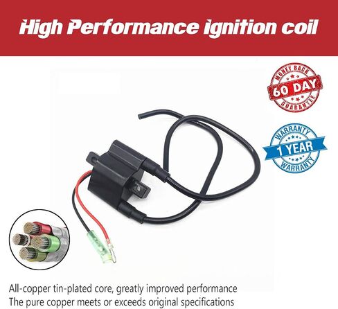 Ignition Coil for Yamaha F9.9/T9.9/F15 HP Outboard Parts (1998 & UP) 66M-85570-00-00/66M-85570-01-00/66M-85570-02-00 in Saudi Arabia