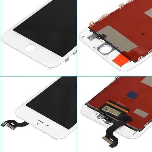 لشاشة عرض رقمية LCD مقاس 5.5 بوصة لهاتف iPhone 6s Plus باللون الأبيض، مجموعة استبدال كاملة للإطار مع أدوات إصلاح in Kuwait
