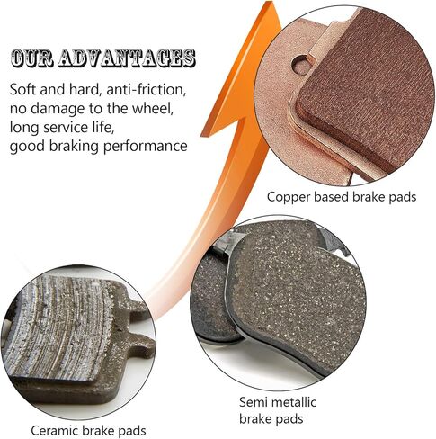 مكابح 400ex 400X لسيارة Honda TRX400EX Sportrax 400 2001-2008، TRX400X 2009-2014، Fourtrax 400 1999 2000، Fourtrax 300 1993-2008، TRX250X 1987-1992، Yamaha Raptor 660R 200 1-2005 أمامي وخلفي in Kuwait