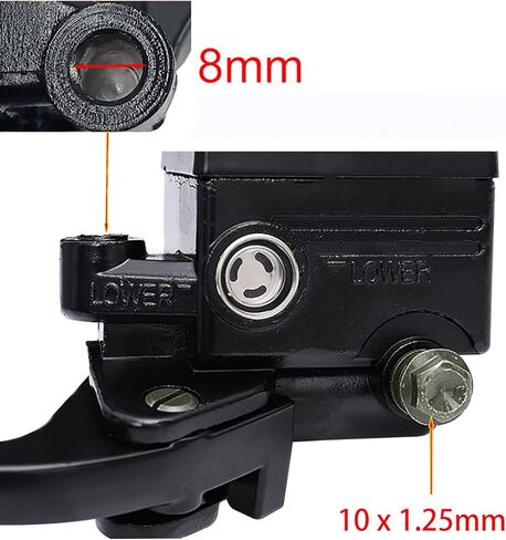 أسطوانة الفرامل الرئيسية للدراجة النارية 7/8 بوصة، تناسب Hon-da TRX 250 300 350 400 450 CB750 FT500 GL500 FL250 1977-1985 فورمان فورتراكس رانشر ريكون رينكون سبورتراكس in Kuwait