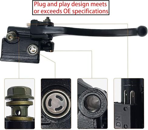 أسطوانة الفرامل الرئيسية للدراجة النارية 7/8 بوصة، تناسب Hon-da TRX 250 300 350 400 450 CB750 FT500 GL500 FL250 1977-1985 فورمان فورتراكس رانشر ريكون رينكون سبورتراكس in Kuwait