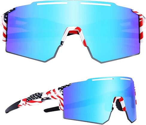 Polarized Sports Sunglasses for Men Women Driving Fishing Cycling Mountain Bike Sunglasses UV400 Protection in Saudi Arabia