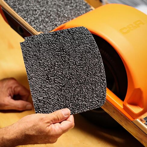 شريط قبضة كرافت آند رايد | خشن، قليل الحبيبات، متين، سهل التنظيف، قابل للتقشير واللصق | متوافق مع وسادات القدم Onewheel+ XR Stock | أسود in Kuwait