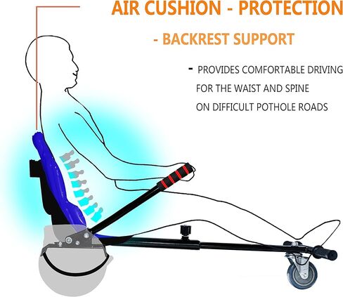 مرفق هوفر بورد، جو كارت قابل للتعديل ليونة وصلابة، ملحقات سكوتر التوازن الكهربائي لـ هوفر بورد مقاس 6.5 بوصة و8.5 بوصة و10 بوصة للأطفال والكبار in Kuwait
