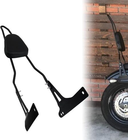 Motorcycle Rear Passenger Backrest Sissy Bar with Cushion Pad Fit For Harley Dyna Street Bob FXDB Super Glide FXD Low Rider FXDL 2006-2016 in Saudi Arabia