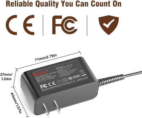 TAIFU 12V AC Adapter for Ossur Cold Rush Compact Power Cord, Polar Active Ice 3.0, Cold Rush, Arctic Ice Clear, Circulating Cold, Circulating Cold, LEONNS, Vive Cold Therapy Machine Power Supply in Saudi Arabia