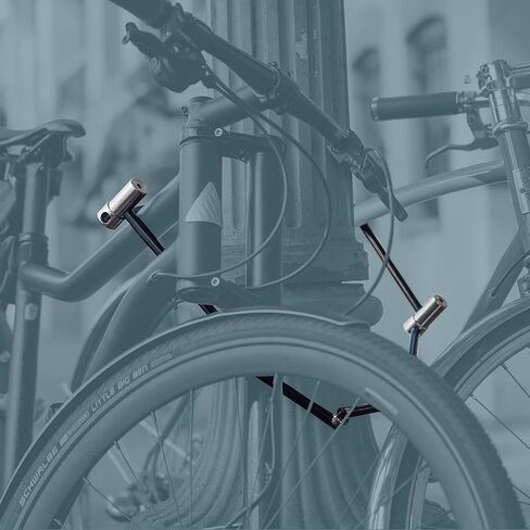 Altor Double APEX - Folding Bicycle Locks - 2 Bike Locks and 8 Keys (keyed Alike) with 2 mounts in Kuwait