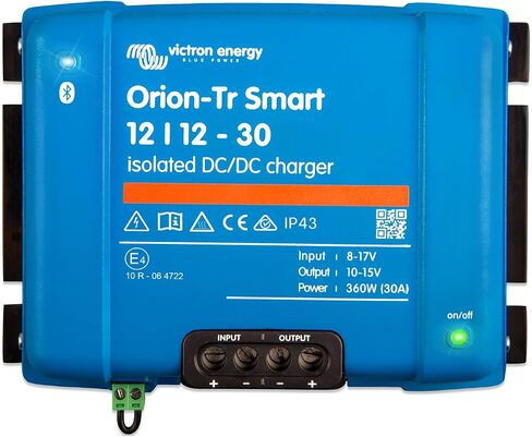 Victron Energy Orion-Tr Smart 12/12-Volt 30 amp 360-Watt DC-DC Charger Isolated (Bluetooth) in Saudi Arabia