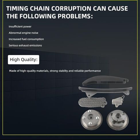 24350-2E201 24370-2E200 المدخول والعادم VVT مجموعة سلسلة توقيت المحرك مناسبة لشركة هيونداي إلنترا سوناتا توسكون/لكيا فورتي Forte5 أوبتيما 2014-2020 in Kuwait