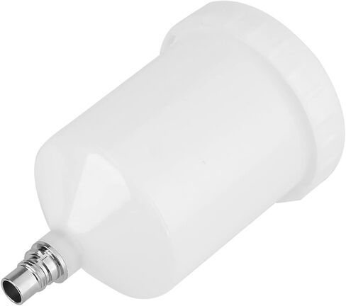 Sata الطلاء كوب كوب بلاستك الهواء الجاذبية الطلاء وعاء الموضوع موصل لأداة بندقية رش سعة 600 مللي in Kuwait