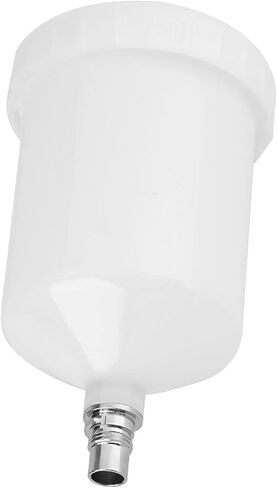 Sata الطلاء كوب كوب بلاستك الهواء الجاذبية الطلاء وعاء الموضوع موصل لأداة بندقية رش سعة 600 مللي in Kuwait