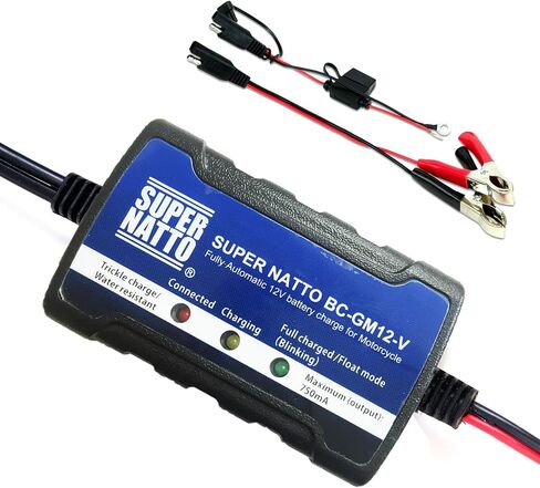12V Smart Compact Battery Trickle Charger Maintainer for Motorcycle ATV in Saudi Arabia
