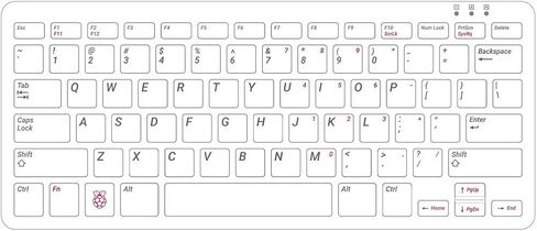 Raspberry Pi Official Keyboard & HUB USB (US Layout) in Kuwait
