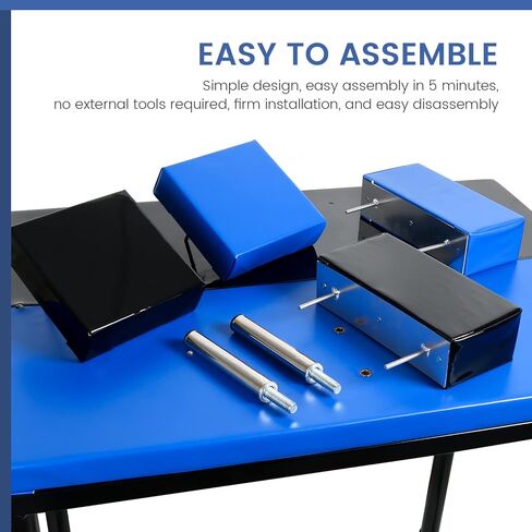 Standard Arm Wrestling Battle Table, Professional Wrist Strength Training Support Plate Blue in Kuwait