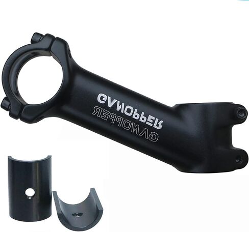 GANOPPER 25 Degree 31.8 Bike Stem with 25.4 Handlebar Shim 60mm 70mm 80mm 90mm 100mm 110mm in Kuwait
