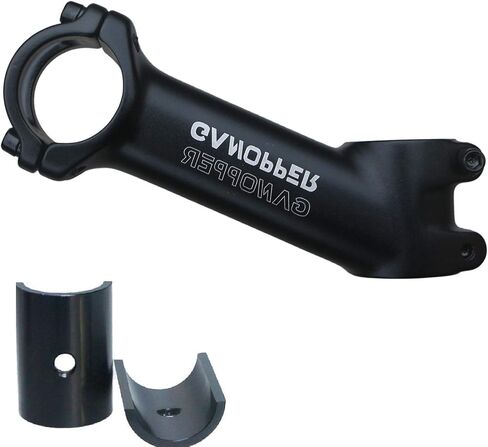 GANOPPER 25 Degree 31.8 Bike Stem with 25.4 Handlebar Shim 60mm 70mm 80mm 90mm 100mm 110mm in Kuwait