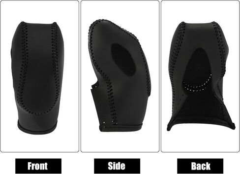 X AUTOHAUX Car Faux Leather Gear Shift Knob Cover for Ford Focus Escape Fusion Fiesta Transit Van Black in Saudi Arabia