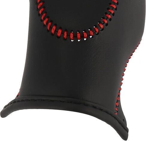 X AUTOHAUX Car Faux Leather Gear Shift Knob Cover for Ford Focus Escape Fusion Fiesta Transit Van Black in Saudi Arabia