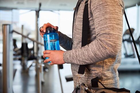 Nalgene Sustain Tritan BPA-Free Water Bottle Made with Material Derived from 50% Plastic Waste, 32 OZ, Wide Mouth in Kuwait