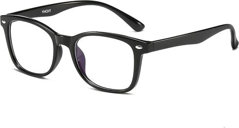 Blue Light Glasses Clear Lens Anti-Eyestrain Computer Reading Gaming Glasses for Women Men Non-Prescription in Saudi Arabia