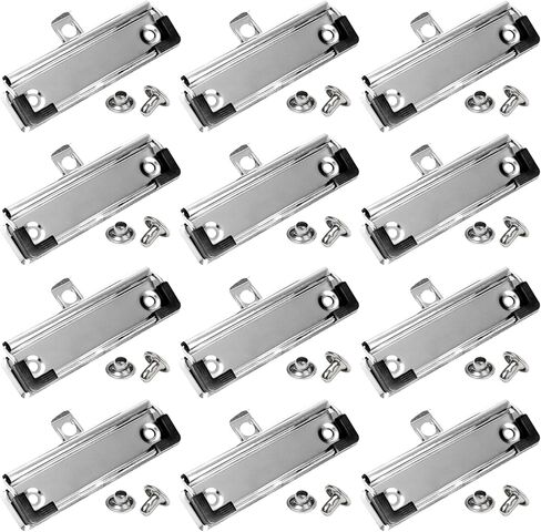 14 حزمة من مشابك الحافظة القابلة للتركيب مع براغي ومشابك معدنية بديلة للحافظة مع أقدام مطاطية وفتحة تعليق، أجهزة مشابك الحافظة المحملة بنابض in Kuwait