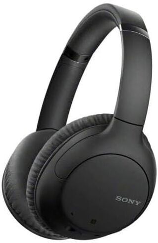 Sony Noise Canceling Headphones WHCH710N: Wireless Bluetooth Over The Ear Headset with Mic for Phone-Call and Alexa Voice Control, Black in Saudi Arabia